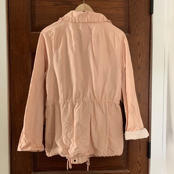 Loft jacket, light pink blush lined jacket - Picture 3 of 4